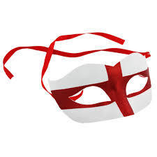 England Party Mask RRP £1.99 CLEARANCE XL £0.99